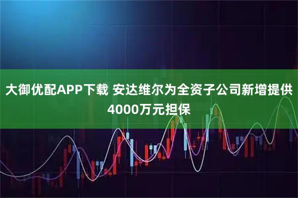 大御优配APP下载 安达维尔为全资子公司新增提供4000万元担保